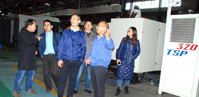 清華同方資本管理公司領導來星火機床公司考察